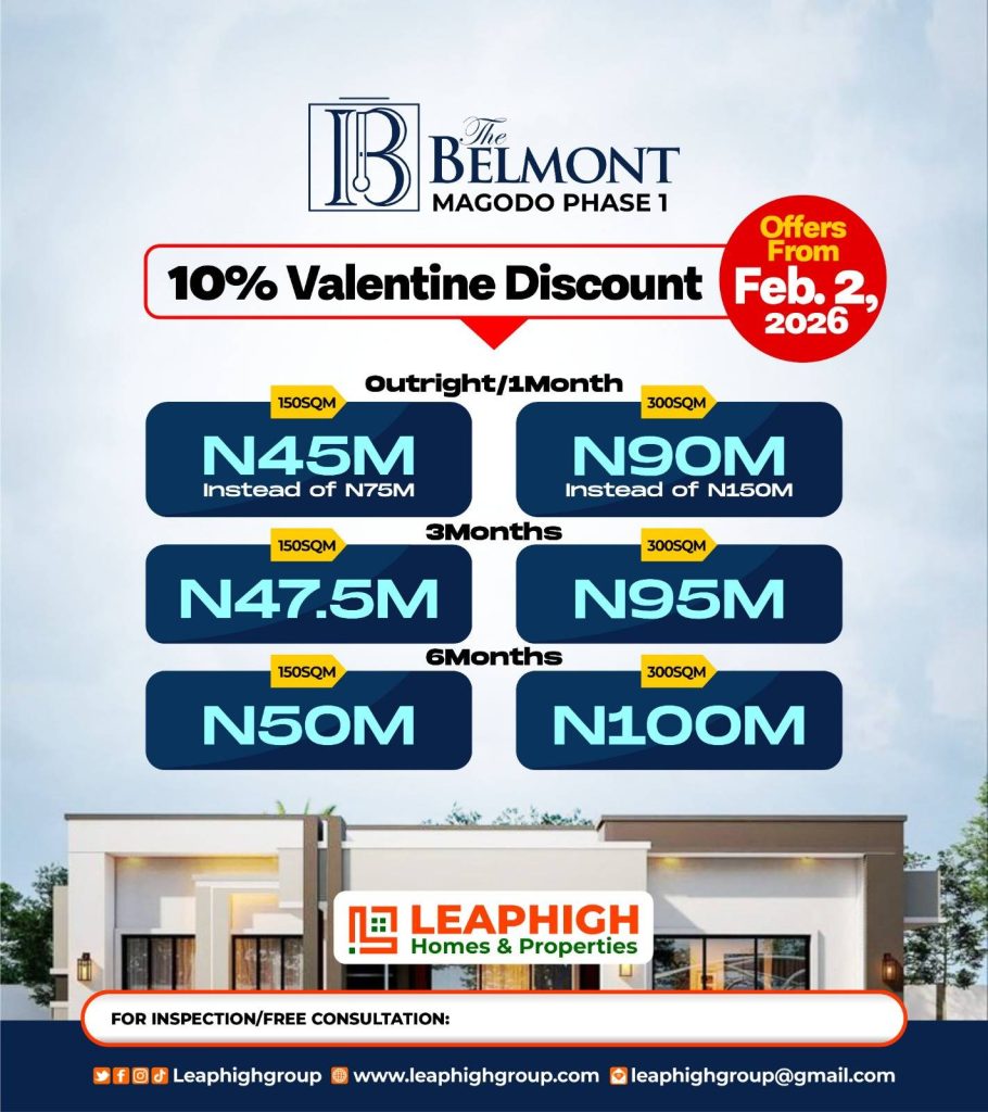 THE BELMONT, MAGODO PHASE 1