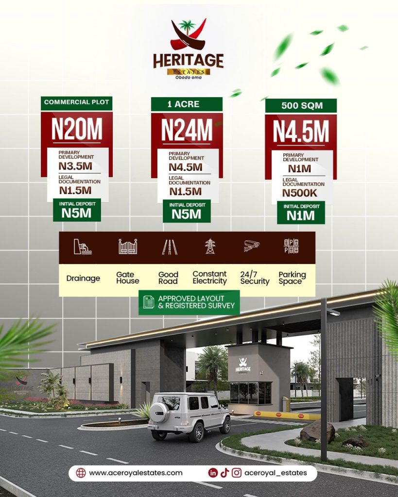 HERITAGE ESTATES – ENUGU